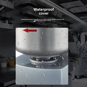 מיקסר בצק מסחרי חדש מנירוסטה 25 ק\"ג/50 ק\"ג 125 ק\"ג מכונת לישה וערבוב לחם וגלוטן ניידת שקטה דיגיטלית - Product Image 2