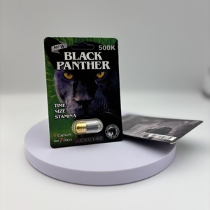 Cápsulas Black Panther de Alta Calidad, Fórmula Vegetal Suave Black Panther 500k, Cápsula Portátil de Una Unidad, Soporte Diario para Hombres Adultos - Product Image 1