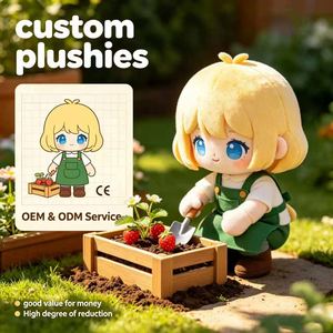 Muñecas de Peluche Personalizadas al por Mayor para Niñas, Juguetes Casuales de Buena Calidad con Certificación CE EN71, Peluche Seguro - Product Image 1