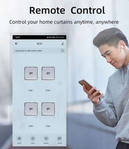 Interrupteur intelligent Tuya Zigbee 4 canaux, récepteur RF 433Mhz, interverrouillage, jog, auto-verrouillage, module de relais de commande à distance par application, compatible avec <span class=keywords><strong>Alexa</strong></span> - Product Image 3