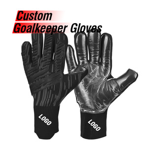 Guanti da Portiere in Pelle PU di Grado Professionale, Antiscivolo, con Palmo in Gomma Regolabile e Imbottitura Migliorata per Allenamento Calcistico - Product Image 1