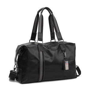 Bolsa de Viaje de Cuero Vacuno Genuino, Bolsa de Gimnasio Grande para Fin de Semana, Bolsa de Mano Cruzada para Viajes Cortos - Product Image 1