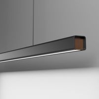 Lampe suspendue italienne moderne de luxe noire à hauteur réglable, lustre de plafond minimaliste long, installation facile, salle à manger, cuisine