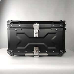 F2-<span class=keywords><strong>moto</strong></span> 65L Coffre arrière de <span class=keywords><strong>moto</strong></span> en métal noir imperméable de haute qualité à dégagement rapide Boîte arrière de <span class=keywords><strong>moto</strong></span> en aluminium <span class=keywords><strong>Top</strong></span> <span class=keywords><strong>case</strong></span> - Product Image 5