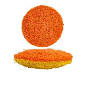 Luffa naturel avec biscuits à l'herbe à chat Jouets pour chat Meulage et nettoyage des dents Jouets - Product Image 1