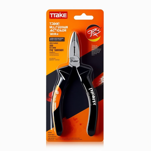 Ttake Bent Half Round Nose <b>Pliers</b> Wire Cutter 160mm Made In Germany - Product Image 2