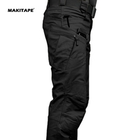 Pantalon cargo ample imperméable HG466P pour homme, séchage rapide, idéal pour le sport, la randonnée et les activités de plein air, grandes tailles
