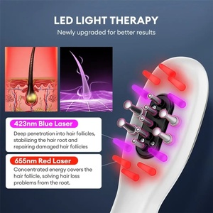 Peigne Applicateur Portable, Masseur Capillaire Électrique à Micro-Courant pour Racines, Peigne Médicinal pour la Croissance des Cheveux et les Sérums Capillaires - Product Image 4