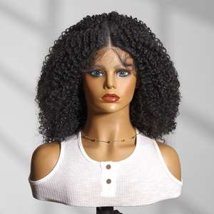 Perruque Bob Courte Bouclée Afro 14 Pouces en Fibre Haute Température pour Femme – Vente en Gros - Product Image 3