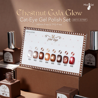 Missgel 15ml 8 Couleurs Vernis Gel Effet Œil de Chat Coffret Hema Free TPO Free OEM ODM Marque Privée Vente en Gros Gel UV pour Distributeurs
