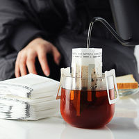 Nouveau design écologique petit sac filtre à café goutte à goutte vide café sac goutte à goutte filtre suspendu oreille brassage sac de café