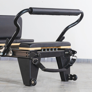 Reformer de Pilates de Aluminio Negro, Portátil, con Estructura de Aleación, para Gimnasio en Casa, Estudio, Fitness, Yoga y Ejercicio, Suministros de Pilates - Product Image 5