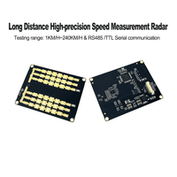 Hilink 24G 5-12V 9-24V Deteksi Kecepatan dan Jarak Kendaraan 100m 180m Modul Sensor Radar HLK-LD2417 LD2451 LD2415H FMCW
