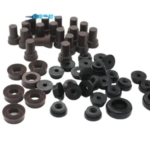 custom molded rubber ring seals silicone rubber stopper plug