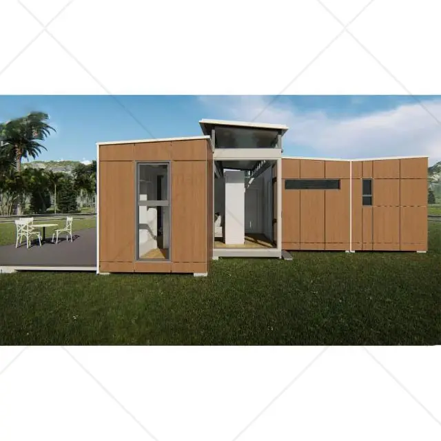 Modular Prefab Prefabricated Long Lasting Steel Structure Shipping Container House for 3 Bedroomsportable house