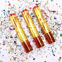 Tubes à confettis rotatifs, lance-confettis portatif pour mariage, vente en gros directe d'usine, canon à confettis