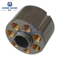 Kit de réparation de pompe hydraulique pour excavatrice : bloc-cylindres, entretoise de retenue, plaque de retenue de sabot de piston, plateau oscillant (A)