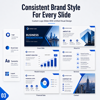 Diapositivas de PPT con Logotipo Personalizado y Estilo Personalizado - Versión Internet en Stock