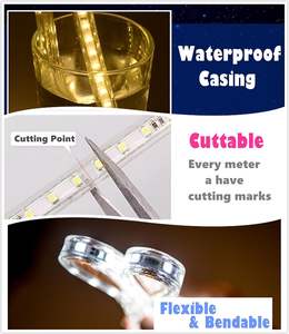 Wholesale WIFI LED Strip <b>Lights</b> Work With <b>Alexa</b> Waterproof RGB 5050 SMD Smart Rope Smartphone APP Controlled - Product Image 6