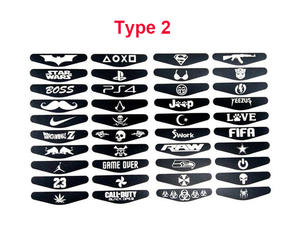 40 autocollants LED noirs pour Sony Playstation 4 <span class=keywords><strong>PS4</strong></span> Controller Barre lumineuse LED Decal Skin Sticker Flash Game Accessories - Product Image 3