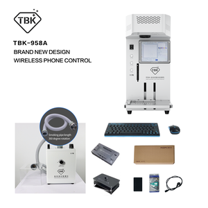 TBK 958A 20W ตัวติดกระจกไฟเบอร์เลเซอร์ด้านหลังจอ LCD 20W อุปกรณ์ซ่อมมือถือแบบติดตรงกลางเครื่องมือทำเครื่องหมายแบบ PLC 20W แยก - Product Image 3