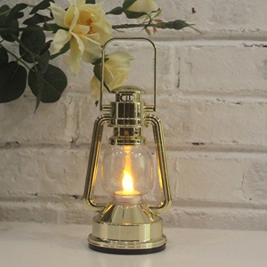 Giá Đỡ Đèn Nến Trang Trí Mộc Mạc Đèn Lồng Dầu Nhựa Kim Loại Cũ Ngoài Trời Với Đèn LED Trà - Product Image 5