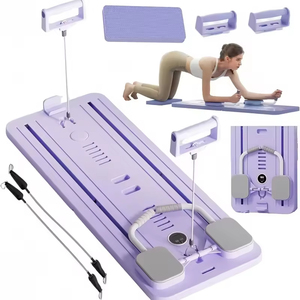 Tabla de Flexiones Plegable Multifuncional con Asas Antideslizantes y Cuerdas para Ejercicios de Pecho y Entrenamiento Muscular en Casa - Product Image 1