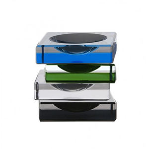 Bol à bonbons <span class=keywords><strong>en</strong></span> acrylique noir à la réglisse, <span class=keywords><strong>design</strong></span> personnalisé Alexandra Von Furstenberg, décoration d'intérieur attrayante - Product Image 1