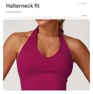 レディース テニススカート 2点セット Vネックタンクトップ ハイウエストスカート ヨガ ゴルフウェア 内蔵ブラショーツ＆ポケット付き - Product Image 2