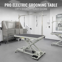 AP-808PRO Elektrischer Tierpflegetisch mit Hebefunktion und Schublade, Farbiger Hunde- und Katzenpflegetisch für Hundeshows und Salons