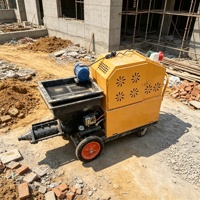 Machines à projeter du mortier compactes 220V avec une manipulation pratique pour les petits projets de rénovation de bâtiments