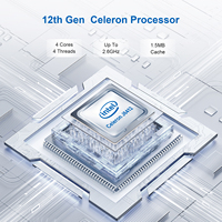 Hystou H3D J6412 Mini PC untuk Penggunaan Industri RAM DDR4 Baru