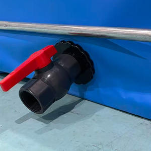 <span class=keywords><strong>Bassin</strong></span> de pisciculture pliable rectangulaire en PVC, grand modèle commercial, durable - Product Image 4