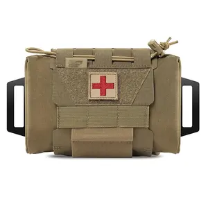 Bolsa tática IFAK Bolsa de Sobrevivência de Emergência Médica Trauma Kit de Primeiros Socorros para Viagens ao ar livre Caminhadas