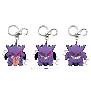 พวงกุญแจอนิเมะเคลื่อนไหว3D ที่มีประกายของเหลวรูปการ์ตูนน่ารักของขวัญแปลกใหม่สำหรับเทศกาลคริสต์มาสวันเกิด - Product Image 6