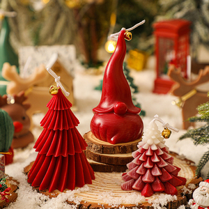 Bougie parfumée artisanale Relaxlines, écologique, aromathérapie, bougies votives et décorations pour la maison, bougies originales en cire de soja pour l'arbre de Noël - Product Image 1