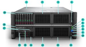 Serveur en rack 869854-B21 DL580 Gen10 2U 8SFF 5100 avec deux processeurs Xeon Scalable et 64 Go de mémoire - Product Image 3