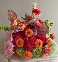 L-R372 Nuevo Arreglo Floral Artificial de Alta Calidad, Bola de Flores para Decoración de Bodas, Centros de Mesa, Propuestas de Matrimonio, Fiestas y Eventos