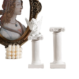 JY stile scandinavo in resina romana colonna ornamenti per foto oggetti di scena sfondo soggiorno decorazioni Desktop arredamento per la casa - Product Image 4