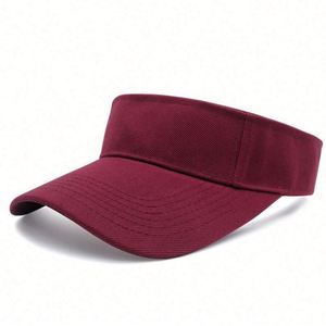 Gorra de Visera con Logotipo Bordado Ajustable Blanca de Alta Calidad Personalizada OEM, Gorra Deportiva Unisex para Playa y Golf, Protección UV, Suave y Transpirable - Product Image 5