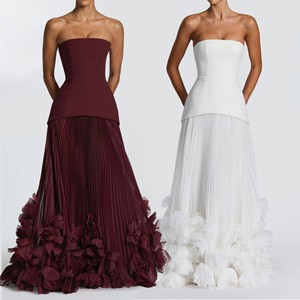 Abito lungo Ins Babybo C260604 Seraphina, elegante abito da donna <span class=keywords><strong>per</strong></span> feste di compleanno e serate in discoteca, novità 2026 - Product Image 1