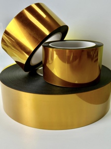 Ruban adhésif en polyimide thermique simple face <span class=keywords><strong>Goldfinger</strong></span>, autocollant en silicone résistant à la chaleur pour masquage de bricolage - Product Image 2