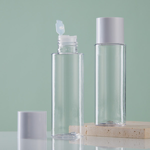 Bouteille de toner en PET cylindrique de 50 ml et 80 ml avec bouchon à vis, conteneur en plastique pour eau pour le visage, essence, démaquillant, emballage cosmétique - Product Image 5