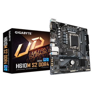 Carte mère Giga H610M DDR4/V2 ATX LGA 1700, prise en charge de 64 Go, processeur de 12e génération, H610 Z690 Z490 B250 H61 TB250 - Product Image 1