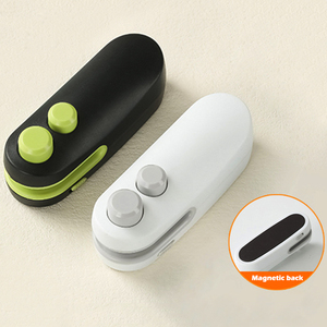 Taşınabilir manuel patates Chip çanta mühürleyen Usb şarj edilebilir plastik <span class=keywords><strong>Mini</strong></span> çanta mühürleyen 2 in 1 ısıyla yapıştırma ile kesici - Product Image 1