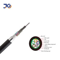 Câble optique aérien blindé monomode GYTA G652D 12/24/48/96 fibres, gaine PVC/HDPE, certifié CE/ROHS, longueur 1-4 km