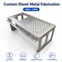 Fabrication sur mesure de tôles métalliques pour cadres soudés, supports, composants découpés au laser, options de placage/peinture, normes ASTM AISI, OEM