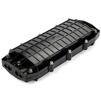 Boîtier de raccordement horizontal en ligne de petite taille pour fibres optiques, 12 cœurs, en ABS/PPR, pour câbles de fibre optique/souterrains/puits