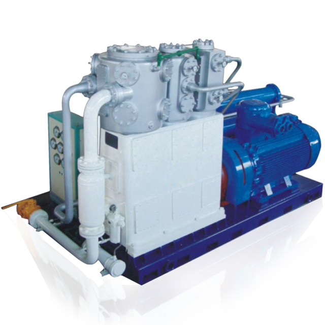 High Pressure High Capacity Lubricated Piston Gas Compressor with Motor & Bearing for Natural Gas Refueling Stations (Oil-Free)