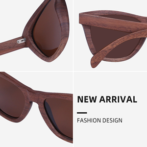 Nuevas Gafas de Sol de Bambú y Madera Roja de Lujo, Unisex, Vintage, Cuadradas, con Diseño Hueco, de una Pieza, Estilo Punk, Retro - Product Image 4